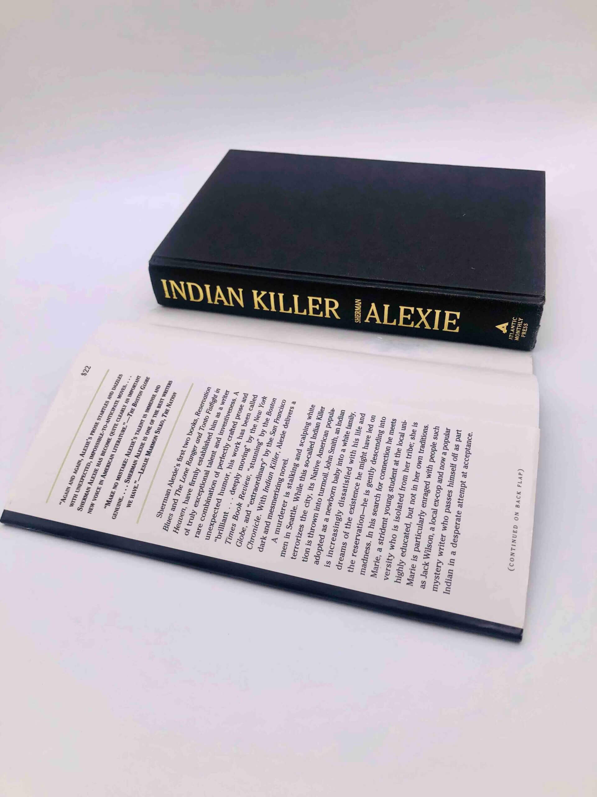 Indian Killer. Signed by Sherman Alexie. First Trade Edition, First Printing. Atlantic Monthly, New York, 1996. - Image 5