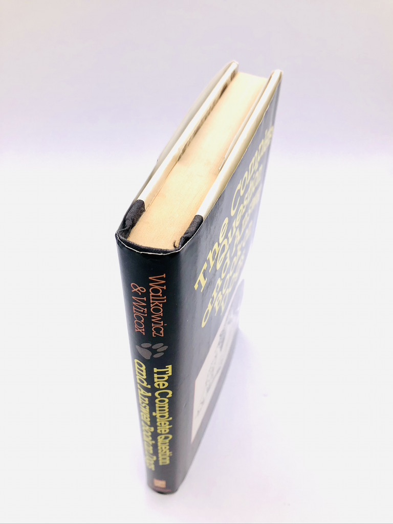 The Complete Question and Answer Book on Dogs. Inscribed by Chris Walkowicz and Bonnie Wilcox, DVM. First Edition, First Printing. Dutton. New York, 1988. - Image 5