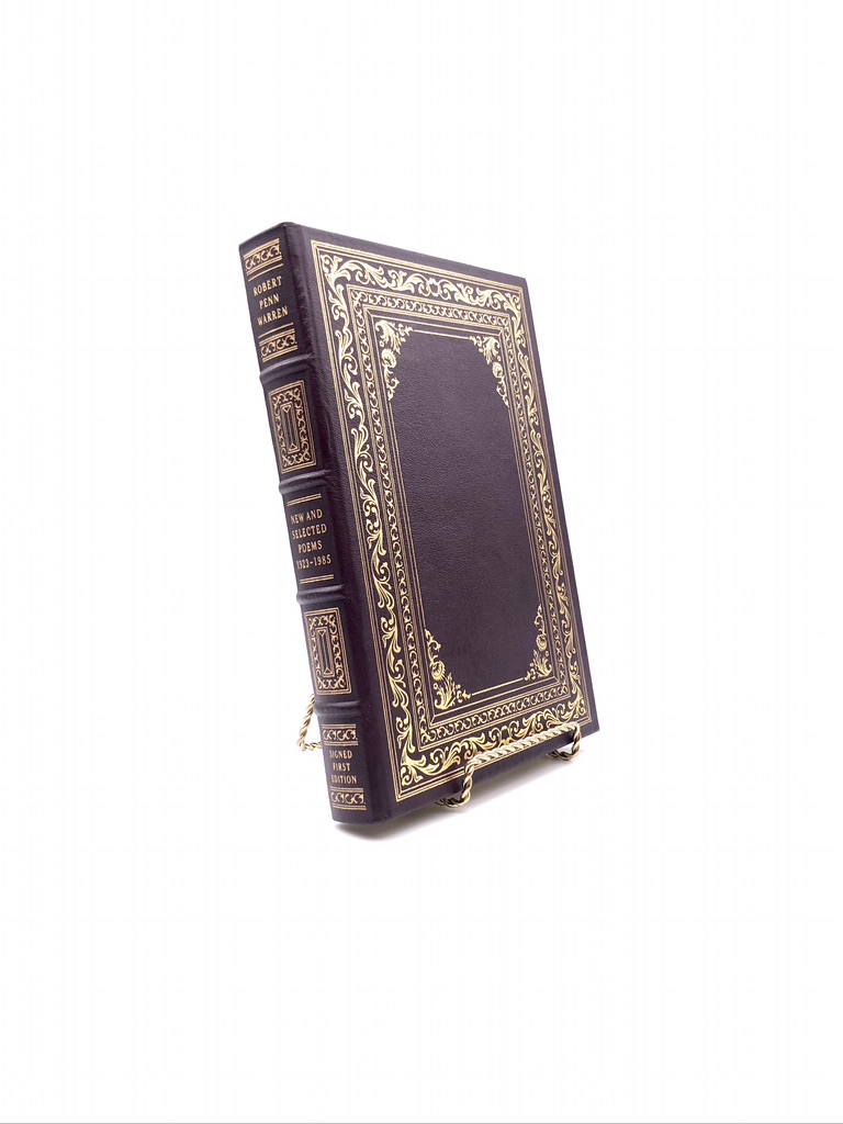 New and Selected Poems: 1923 - 1985. Signed by Robert Penn Warren. Illustrations by Christopher Wormell. Signed Limited First Edition. Franklin Library. Franklin Center, 1985.