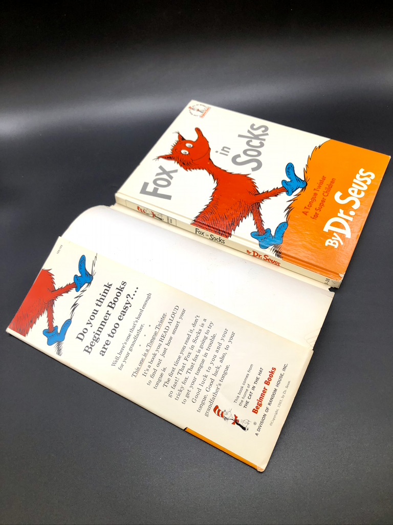 Fox in Socks. By Dr. Seuss. First Edition, Later Printing. Beginner Books. New York, 1965. - Image 3