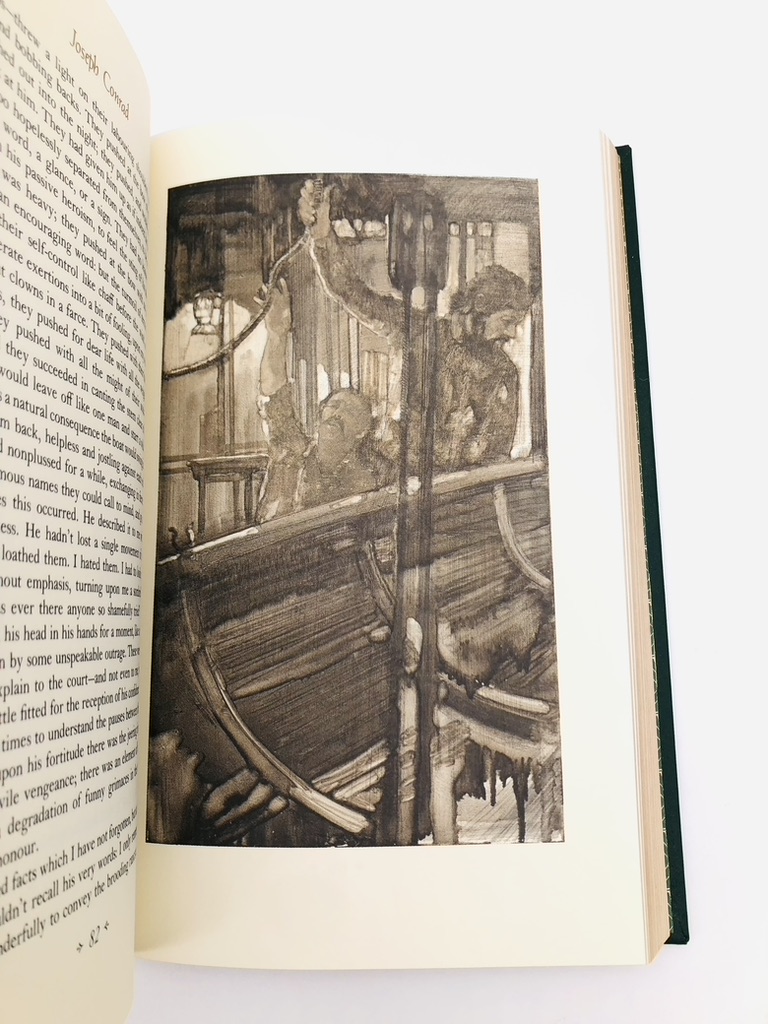 Lord Jim. By Joseph Conrad. Illustrated by Walt Spitzmiller. Illustrated Edition. Franklin Library. Franklin Center, 1991. - Image 4