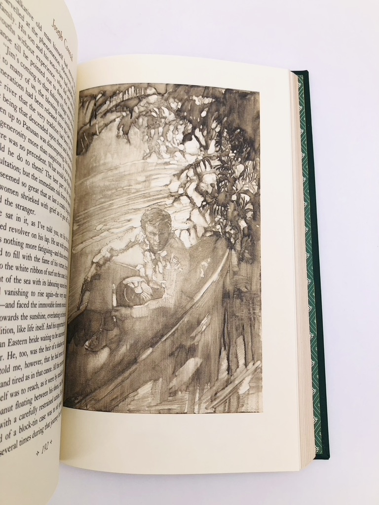 Lord Jim. By Joseph Conrad. Illustrated by Walt Spitzmiller. Illustrated Edition. Franklin Library. Franklin Center, 1991. - Image 6