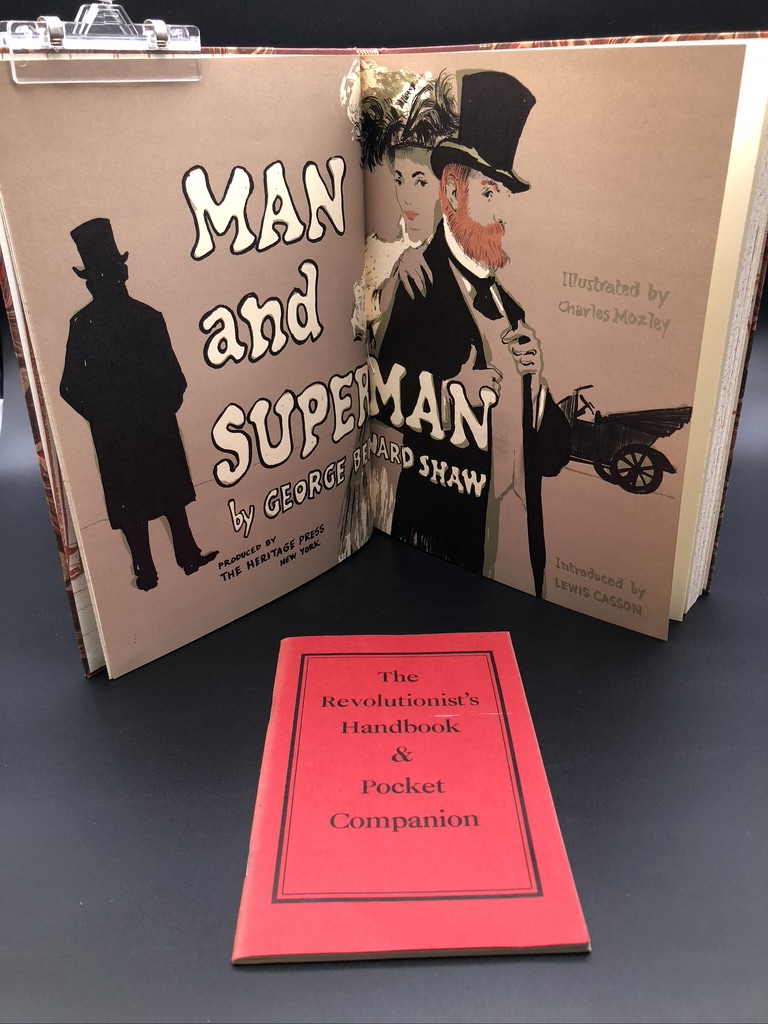 Man and Superman. By George Bernard Shaw. Illustrated by Charles Mozley. Illustrated Edition. Heritage Press. New York, 1962. - Image 5