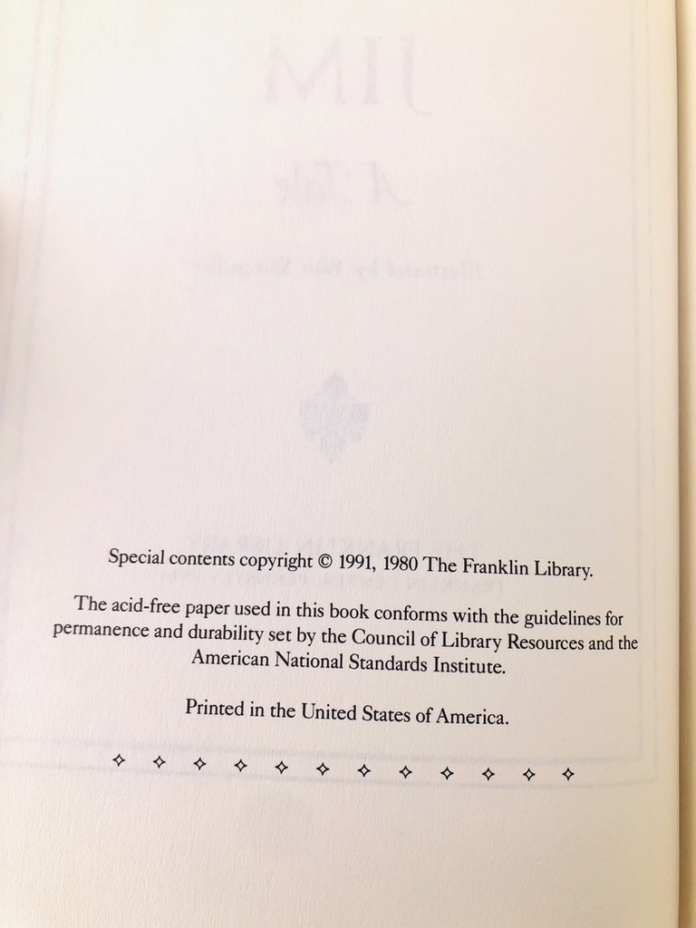 Lord Jim. By Joseph Conrad. Illustrated by Walt Spitzmiller. Illustrated Edition. Franklin Library. Franklin Center, 1991. - Image 7