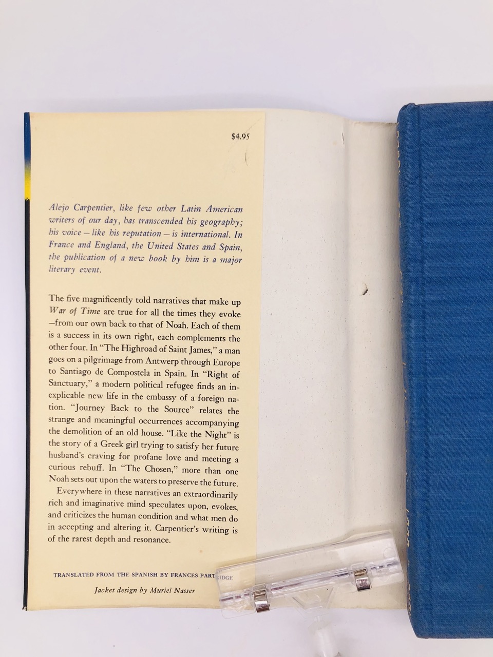 War of Time. By Alejo Carpentier. Translated by Frances Partridge. First American Edition, First Printing. Knopf. New York, 1970. - Image 5