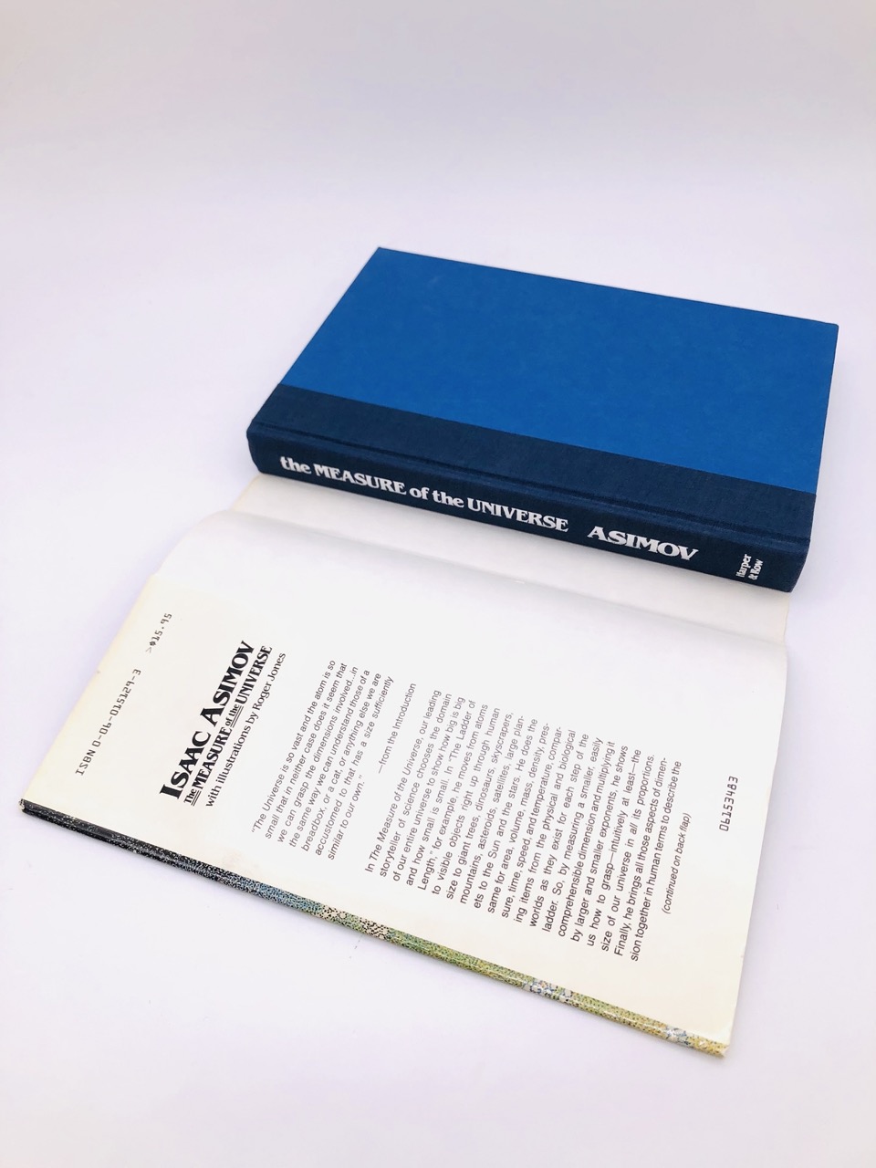 The Measure of the Universe. By Isaac Asimov. Illustrations by Roger Jones. First Edition, First Printing. Harper & Row. New York, 1983. - Image 5