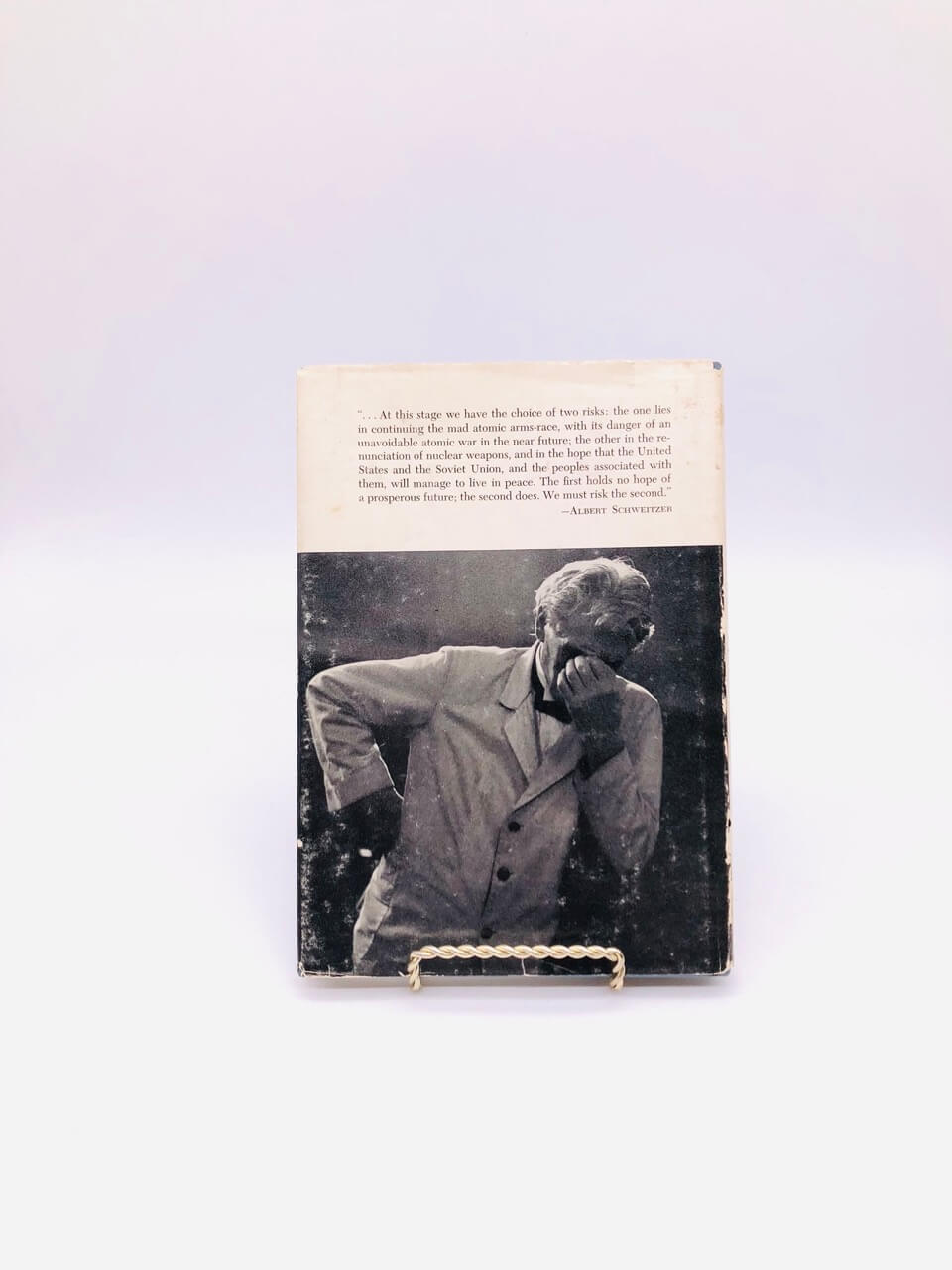 Peace or Atomic War? By Albert Schweitzer. First Edition, First Printing. Holt & Co. New York, 1958. - Image 3