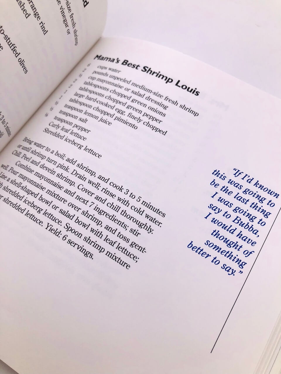 The Bubba Gump Shrimp Co. Cookbook. Forward by Winston Groom. First Edition, First Printing. Oxmoor House. Birmingham, 1994. - Image 6