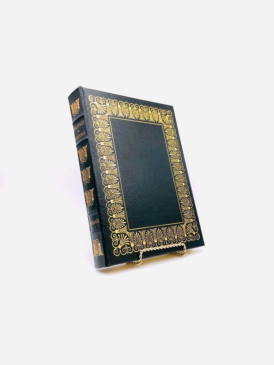 Politics & Poetics. By Aristotle. Translated by Benjamin Jowett and B.H. Butcher. Illustrations by Leonard Baskin. Collector’s Edition. Easton Press. Norwalk, 1979.