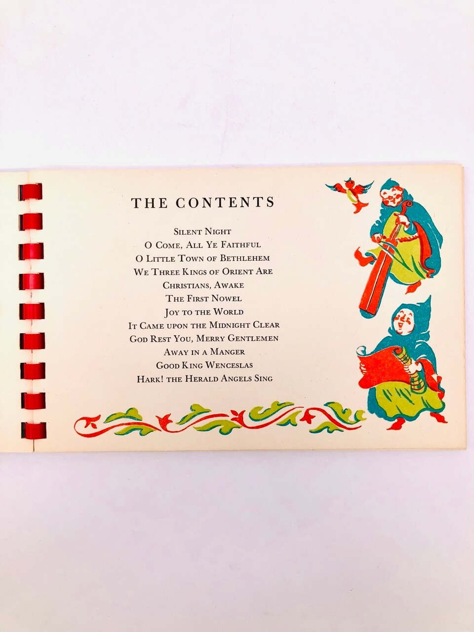 Christmas Carols. Illustrated by Vee Guthrie. Illustrated Edition. Peter Pauper Press. Mount Vernon, 1952. - Image 5