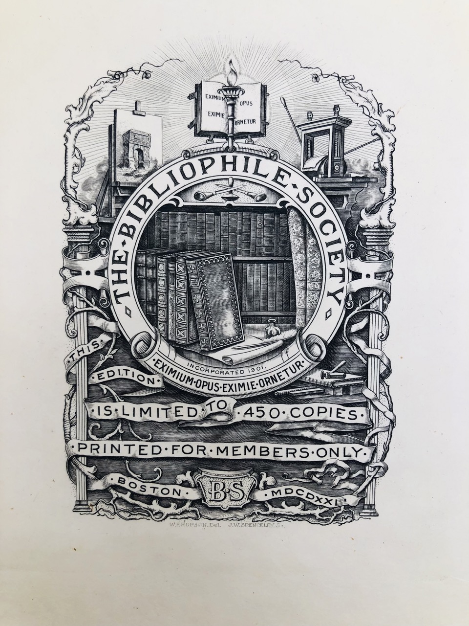 When the Devil Was Well. By Robert Louis Stevenson. Limited First Edition, First Printing. Bibliophile Society. Boston, 1921. - Image 3