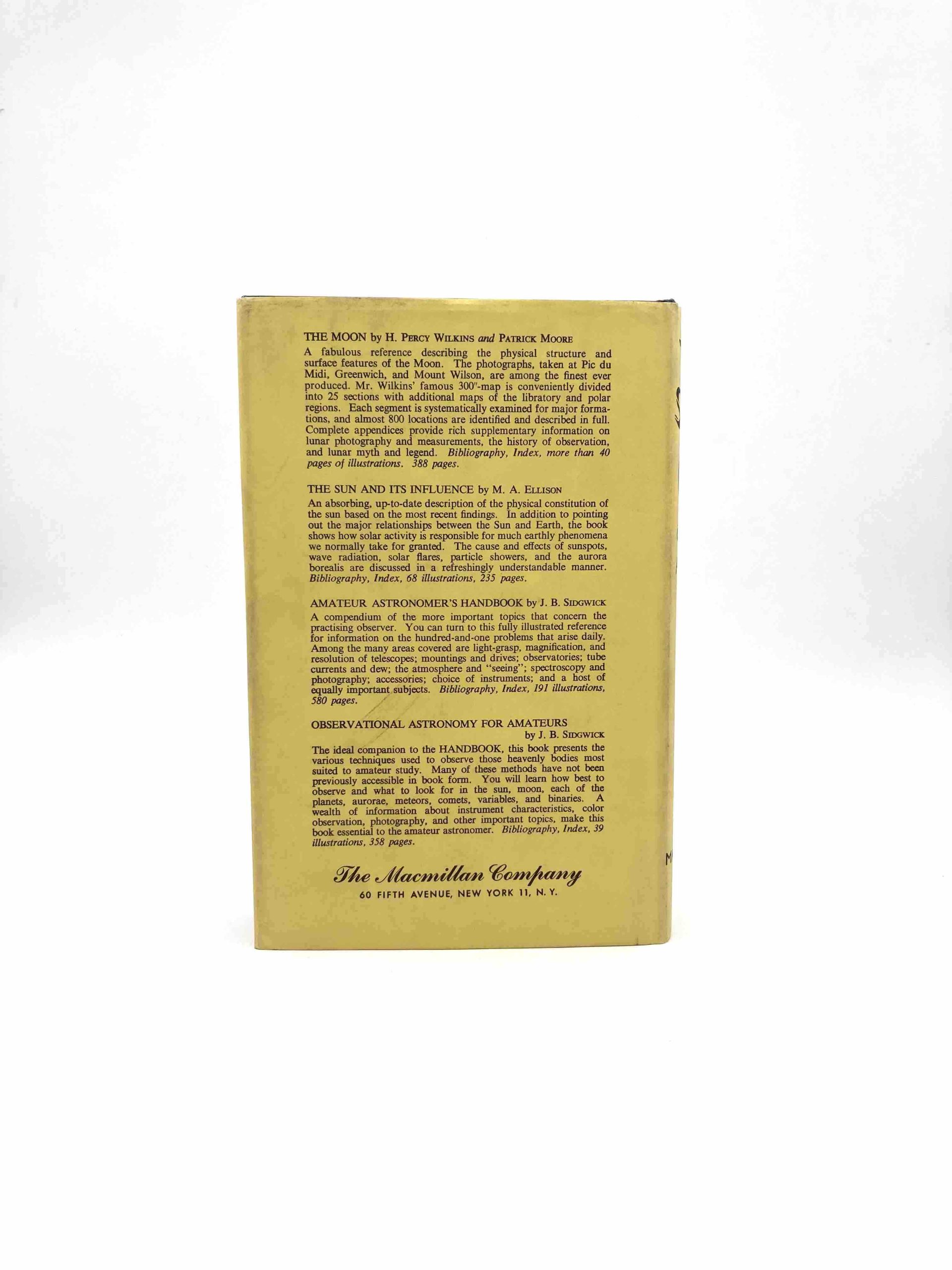 The Sun. By Giorgio Abetti. Translated by S.B. Sidgwick. First American Edition, First Printing. Macmillan. New York, 1957. - Image 2