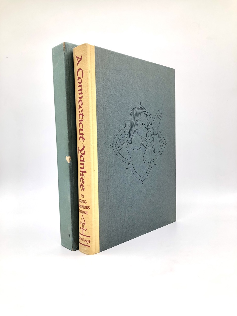A Connecticut Yankee in King Arthur’s Court. By Mark Twain. Illustrated by Honore Guilbeau. Illustrated Edition. Heritage Press. New York, 1948.