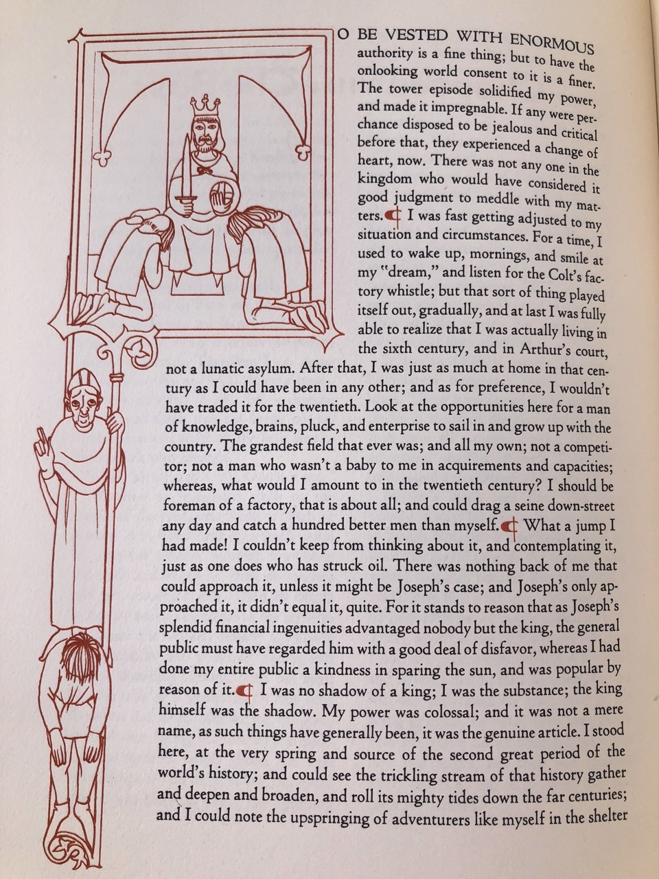 A Connecticut Yankee in King Arthur’s Court. By Mark Twain. Illustrated by Honore Guilbeau. Illustrated Edition. Heritage Press. New York, 1948. - Image 4