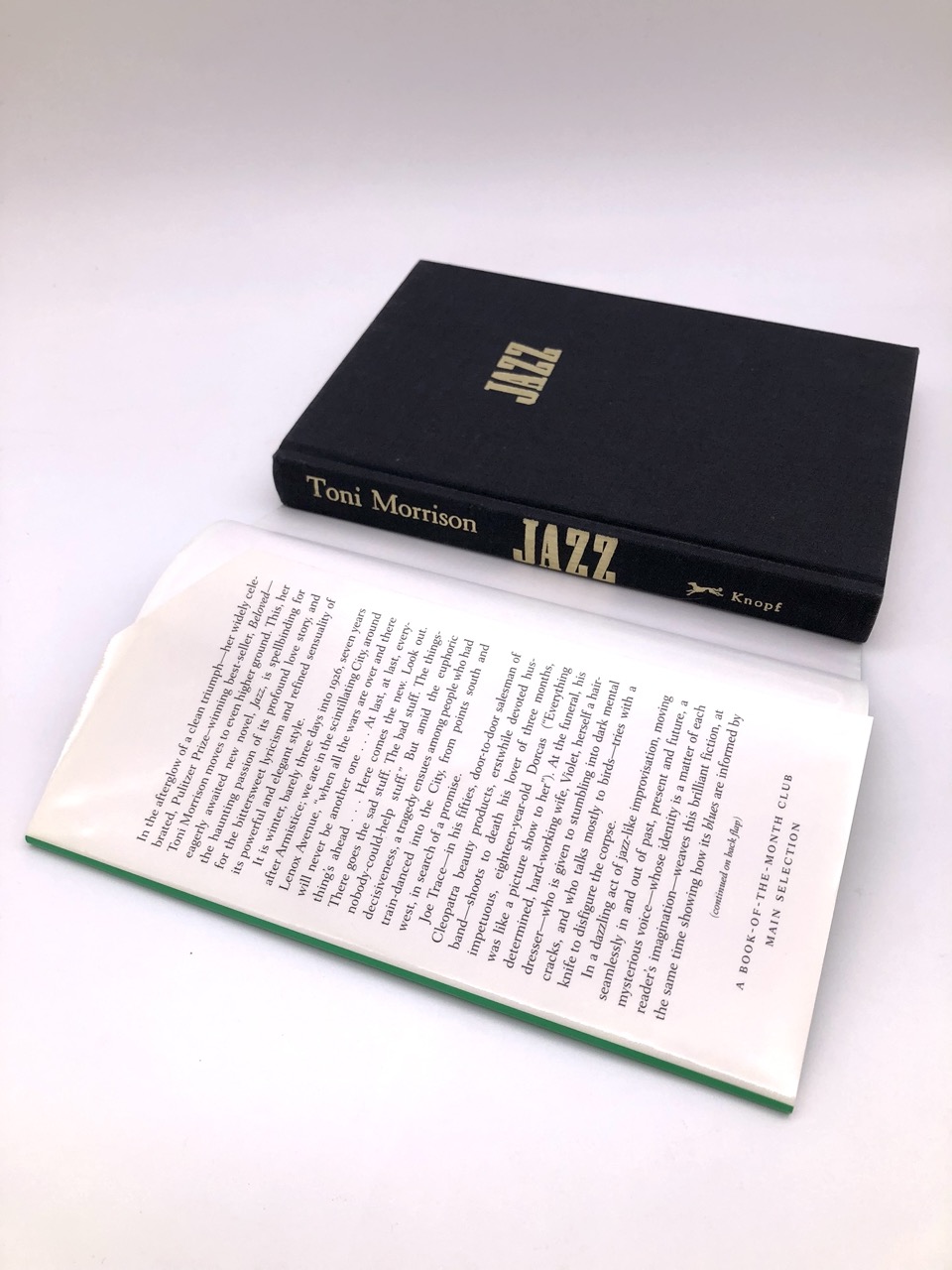 Jazz. By Toni Morrison. First Trade Edition, First Printing. Knopf. New York, 1992. - Image 6