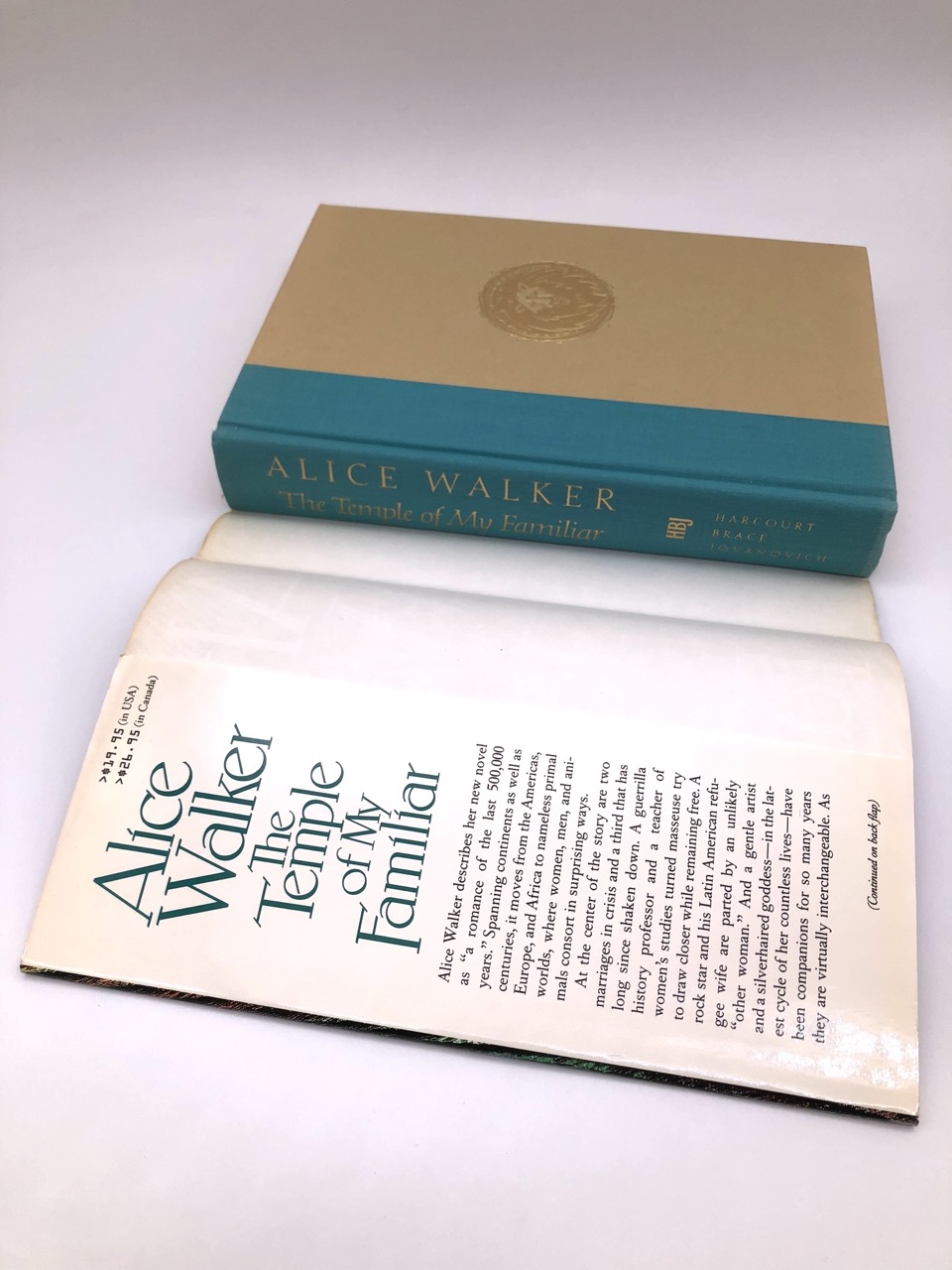The Temple of My Familiar. By Alice Walker. First Edition, First Printing. Harcourt, Brace, Jovanovich. New York, 1989. - Image 5