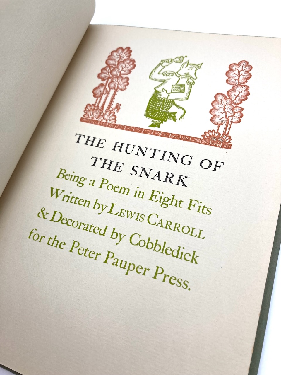 The Hunting of the Snark. By Lewis Carroll. Illustrated by Cobbledick. Illustrated Trade Edition. Peter Pauper Press. Mount Vernon, Circa 1945. - Image 6