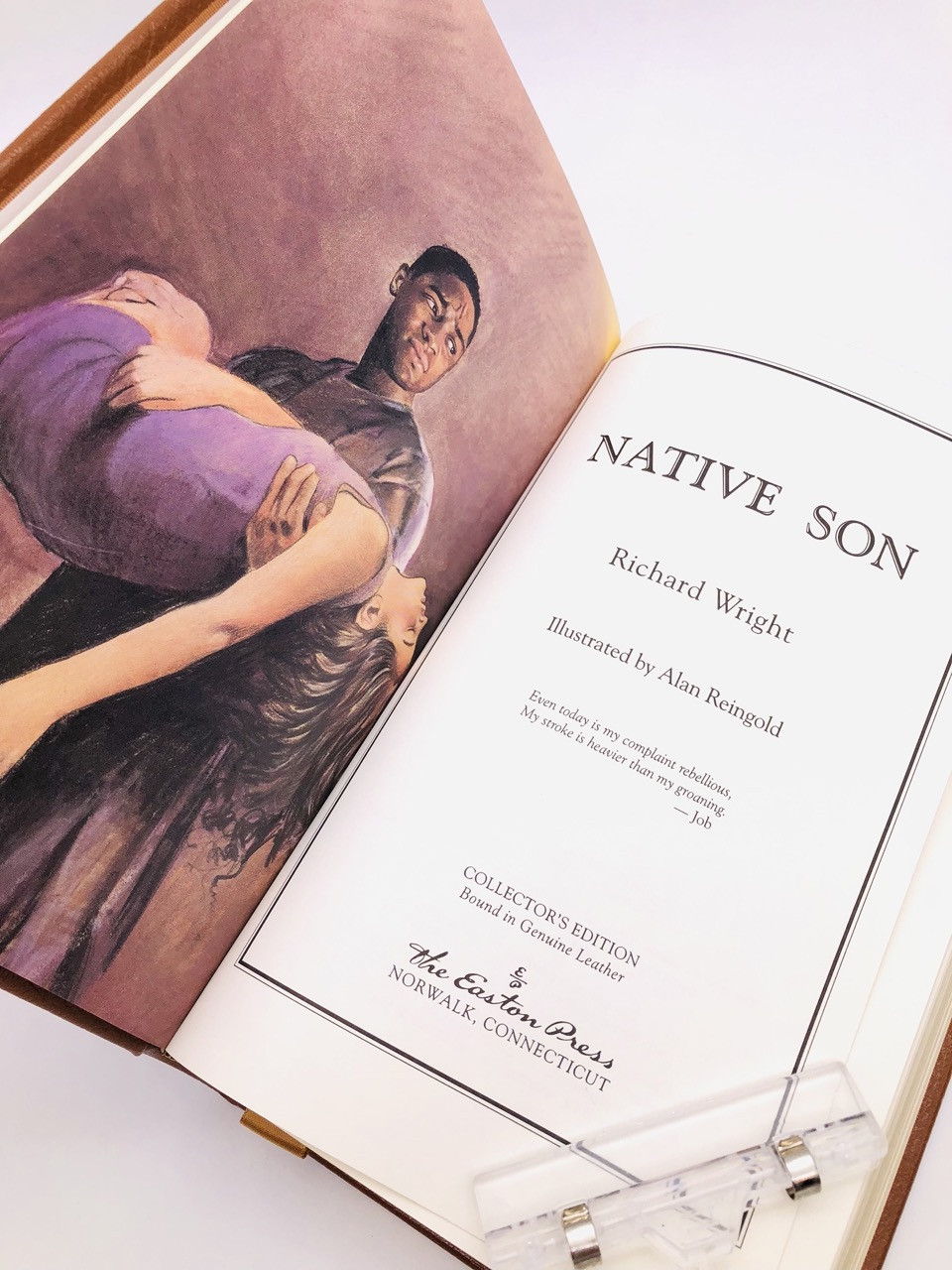 Native Son. By Richard Wright. Illustrated by Alan Reingold. Collector’s Edition. Easton Press. Norwalk, 1998. - Image 5