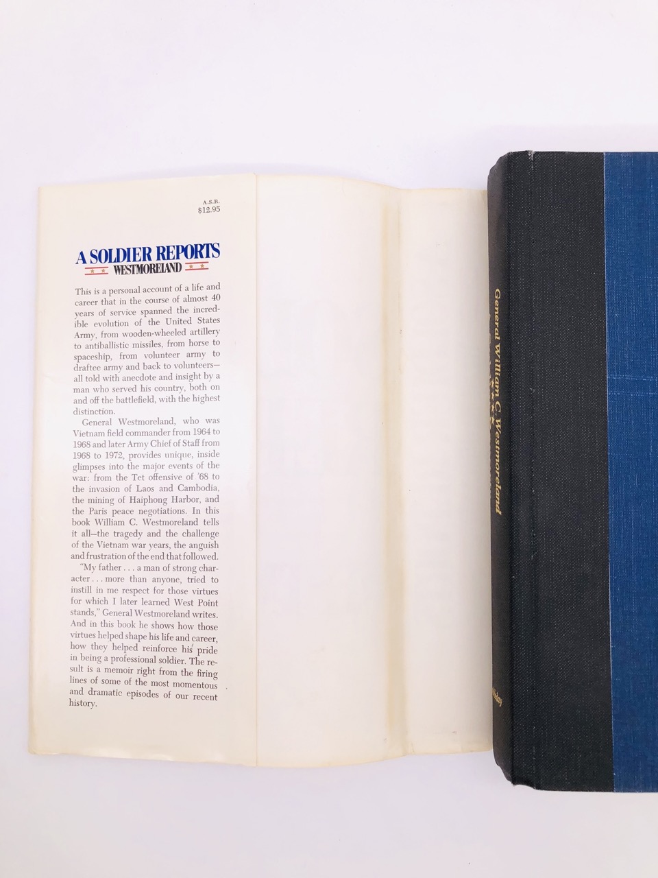 A Soldier Reports. Inscribed by William Westmoreland. First Edition, First Printing. Doubleday. New York, 1976. - Image 5