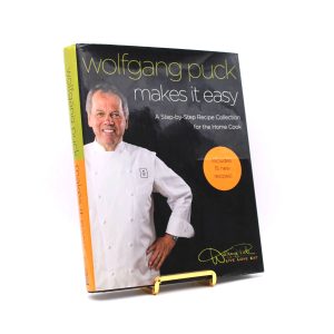 Makes It Easy. Inscribed by Wolfgang Puck. Photographs by Ron Manville. Second Edition, First Printing. Thomas Nelson Publishers. Nashville, 2008.