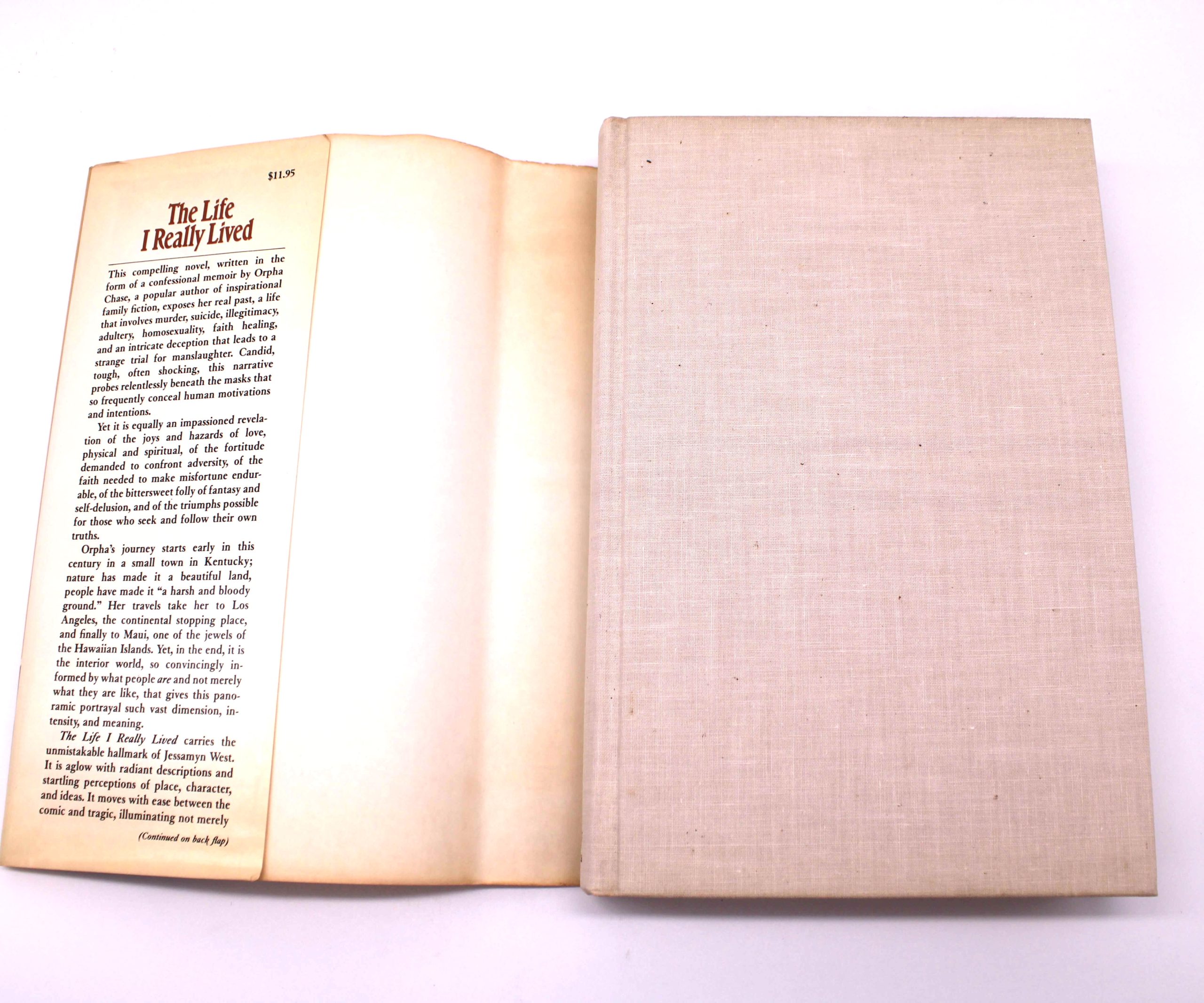 The Life I Really Lived. Signed by Jessamyn West. First Trade Edition, First Printing. Harcourt, Brace, Jovanovich. New York, 1979. - Image 7