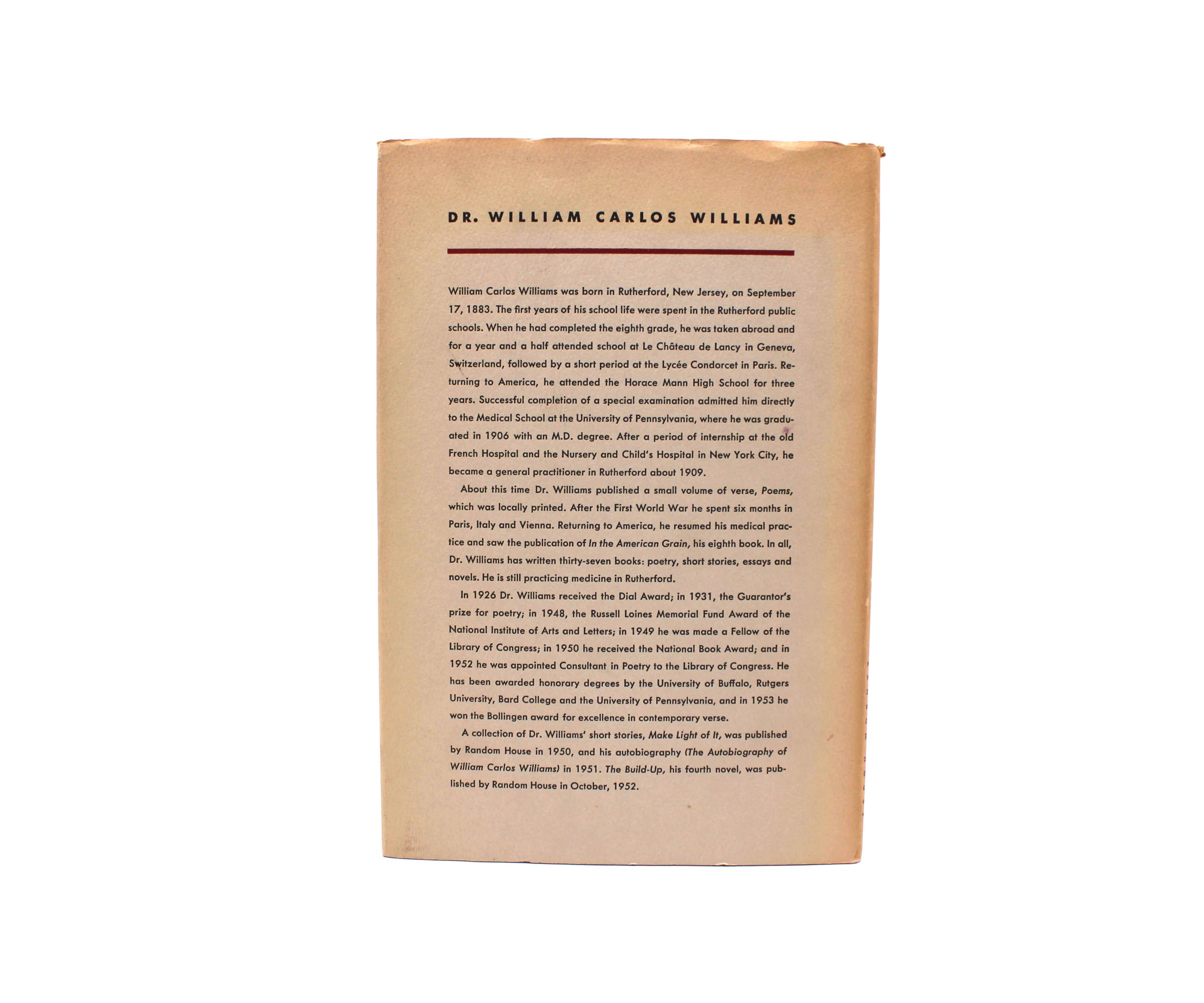 The Desert Music and Other Poems. By William Carlos Williams. First Trade Edition, First Printing. Random House. New York, 1954. - Image 3