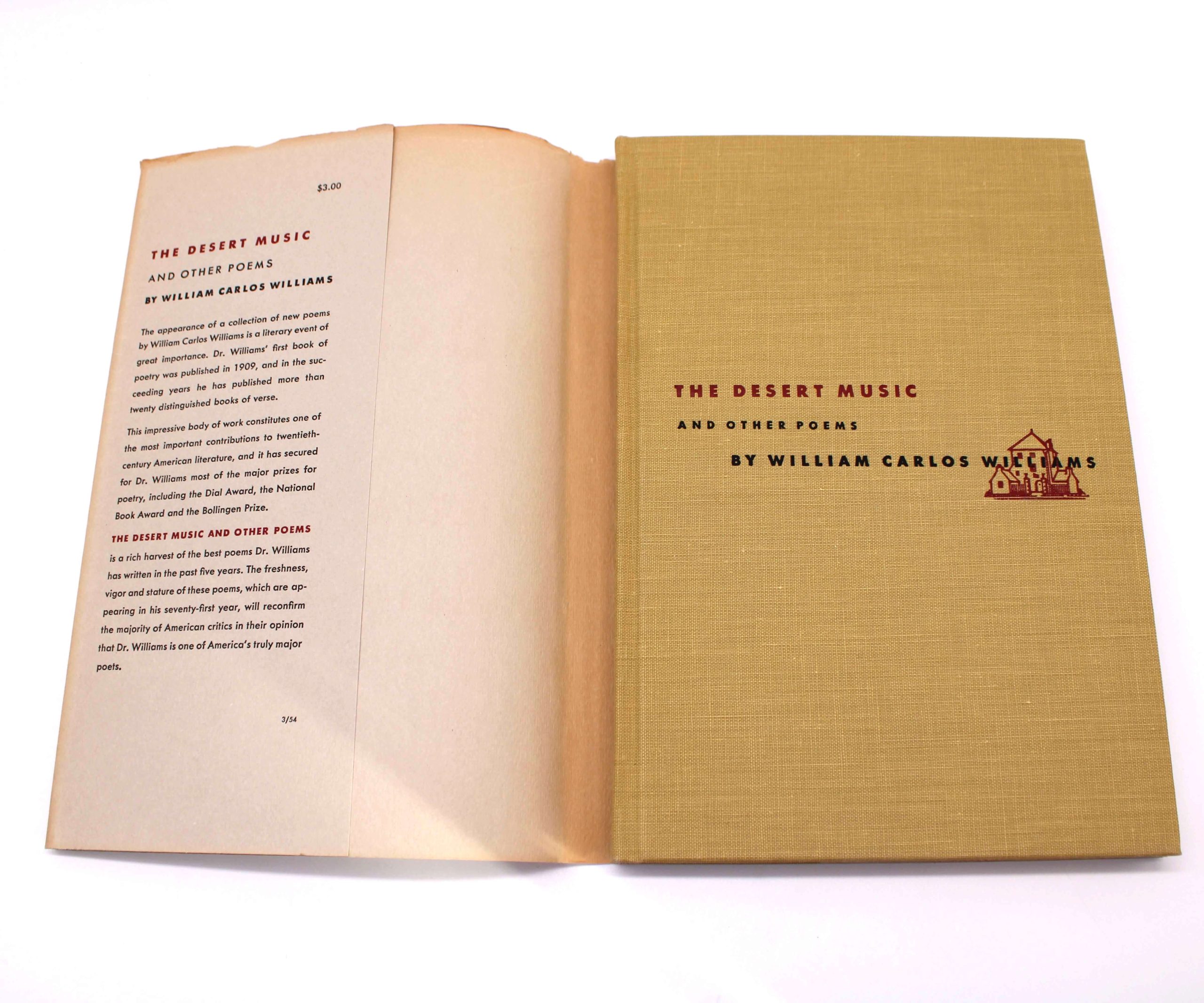 The Desert Music and Other Poems. By William Carlos Williams. First Trade Edition, First Printing. Random House. New York, 1954. - Image 7