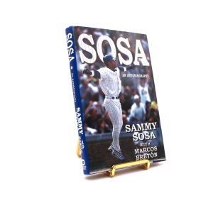 Sosa: An Autobiography. By Sammy Sosa. First Edition, First Printing. Warner Books. New York, 2000.