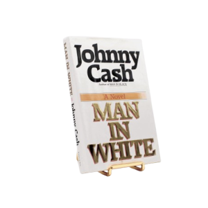 Man In White. Signed by Johnny Cash. First Edition, First Printing. Harper & Row. New York, 1986.